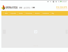 Tablet Screenshot of corporalestetics.com